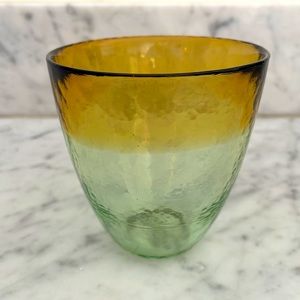 Anthropologie Mouth Blown Glass